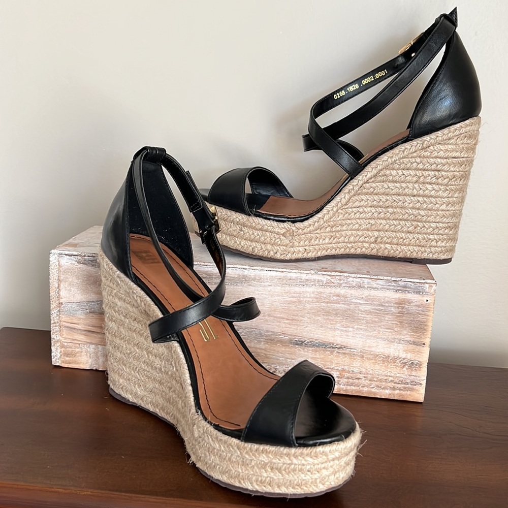 SANTA LOLLA New Espadrille Sandals Heels Size 8 - Picture 4 of 13